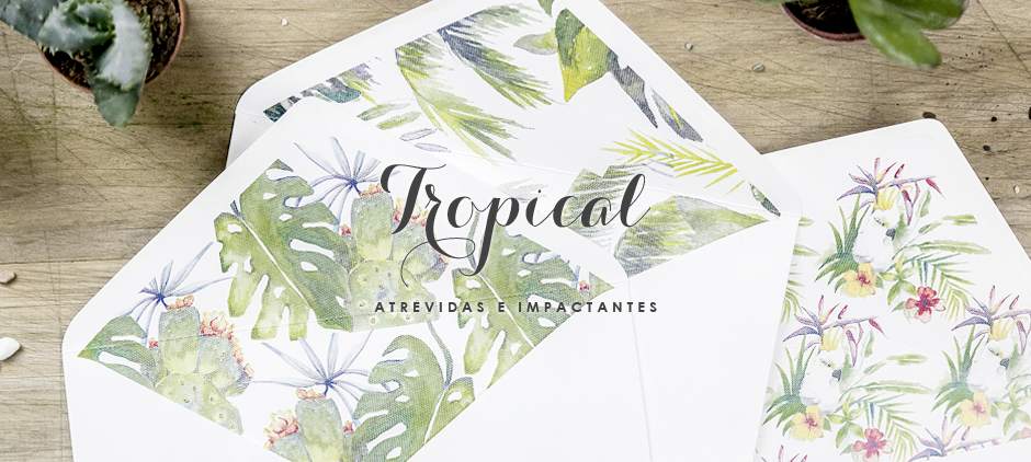 Invitaciones Tropical